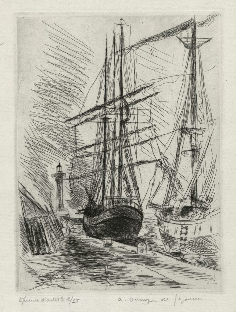 Dunoyer de Segonzac – Saint-Tropez, le trois-mâts