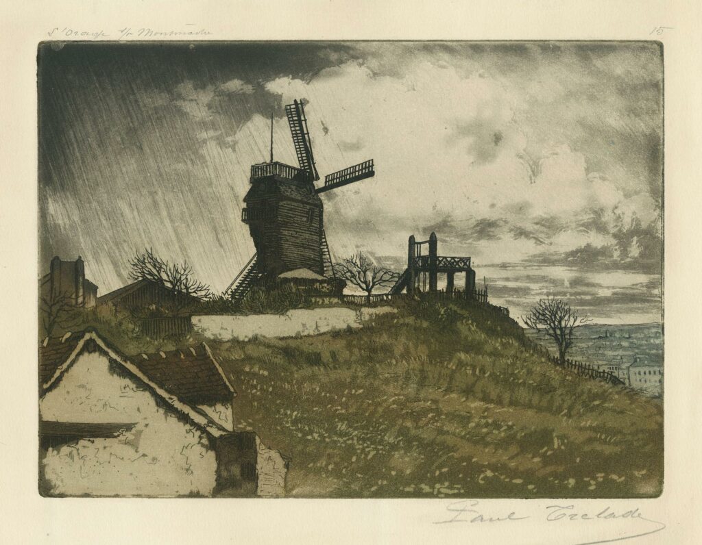 Gen Paul – L’orage sur Montmartre