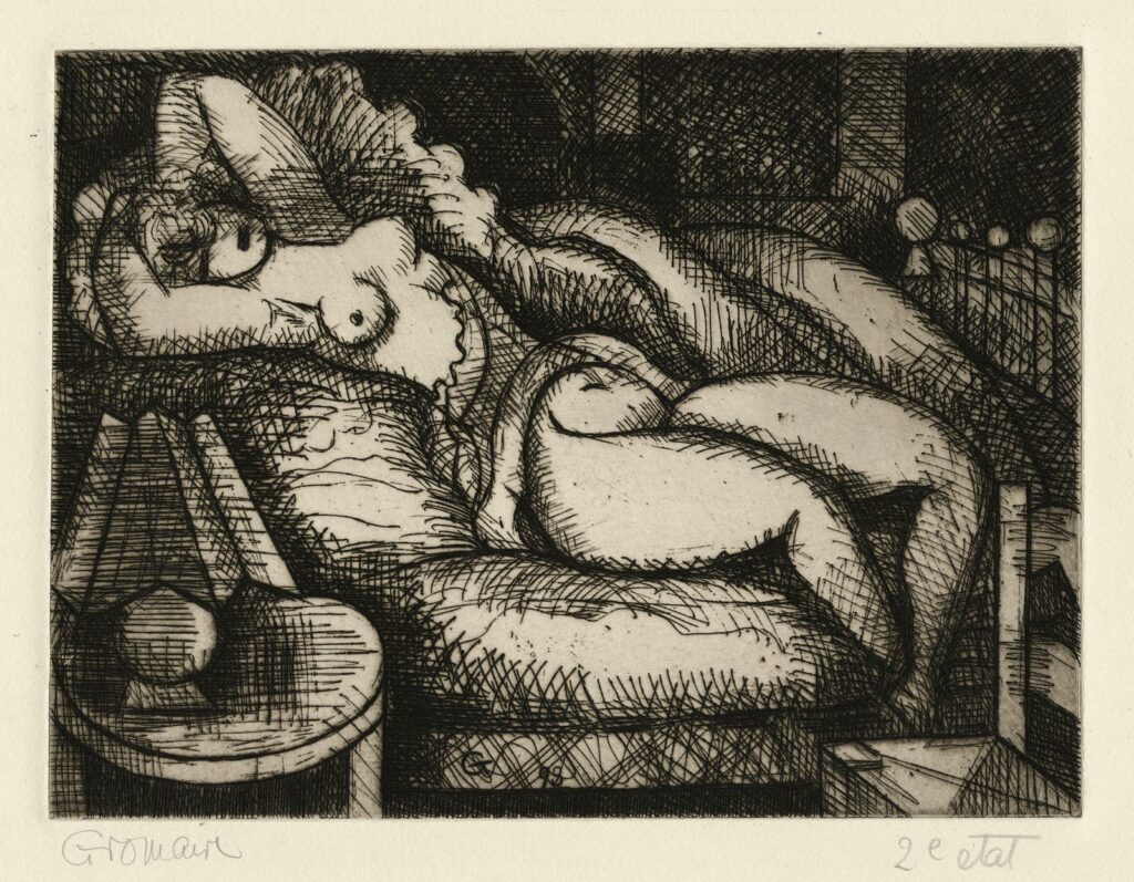 Gromaire – Nu sur un lit
