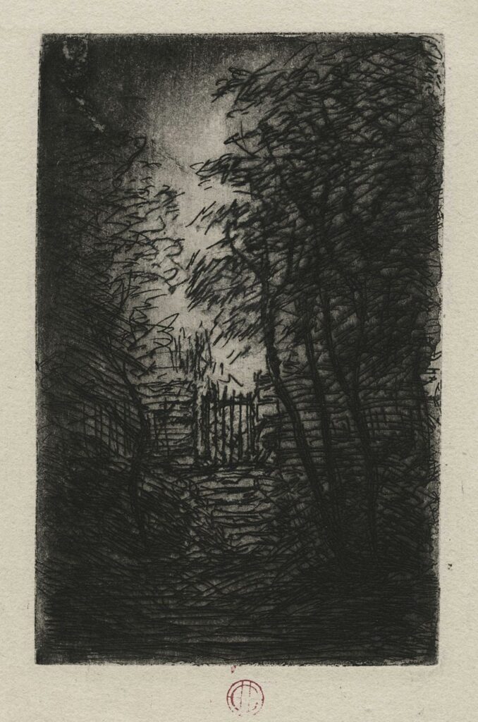 Guérard – Entrée dans un sous-bois