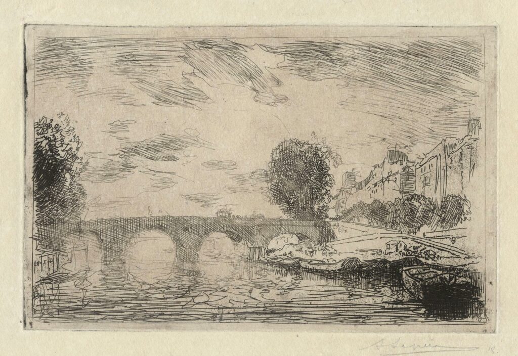 Lepère – Coucher de Soleil au Pont Marie