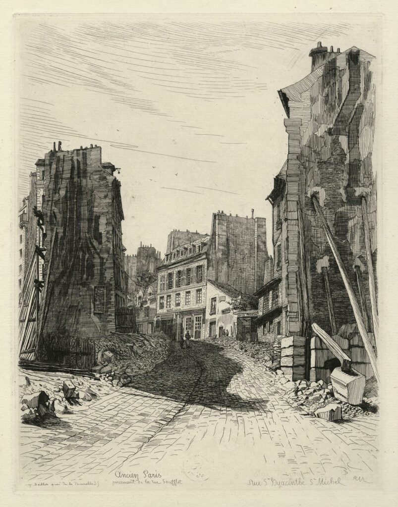 Potémont – Percement de la rue Soufflot