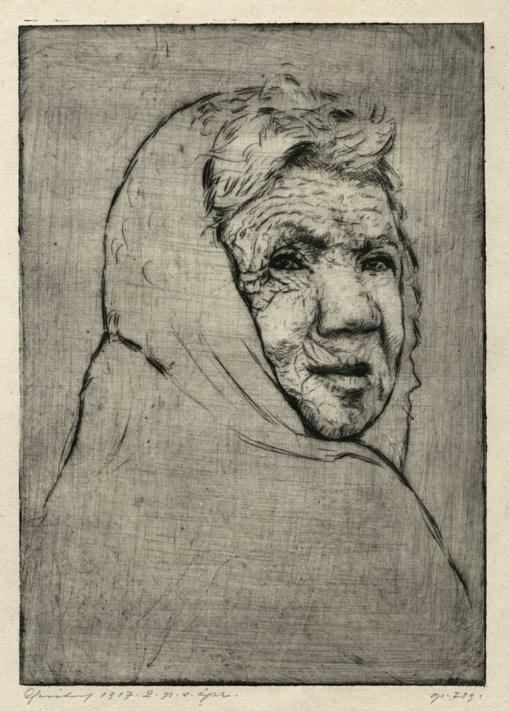 Reichel – Portrait d’une vieille femme