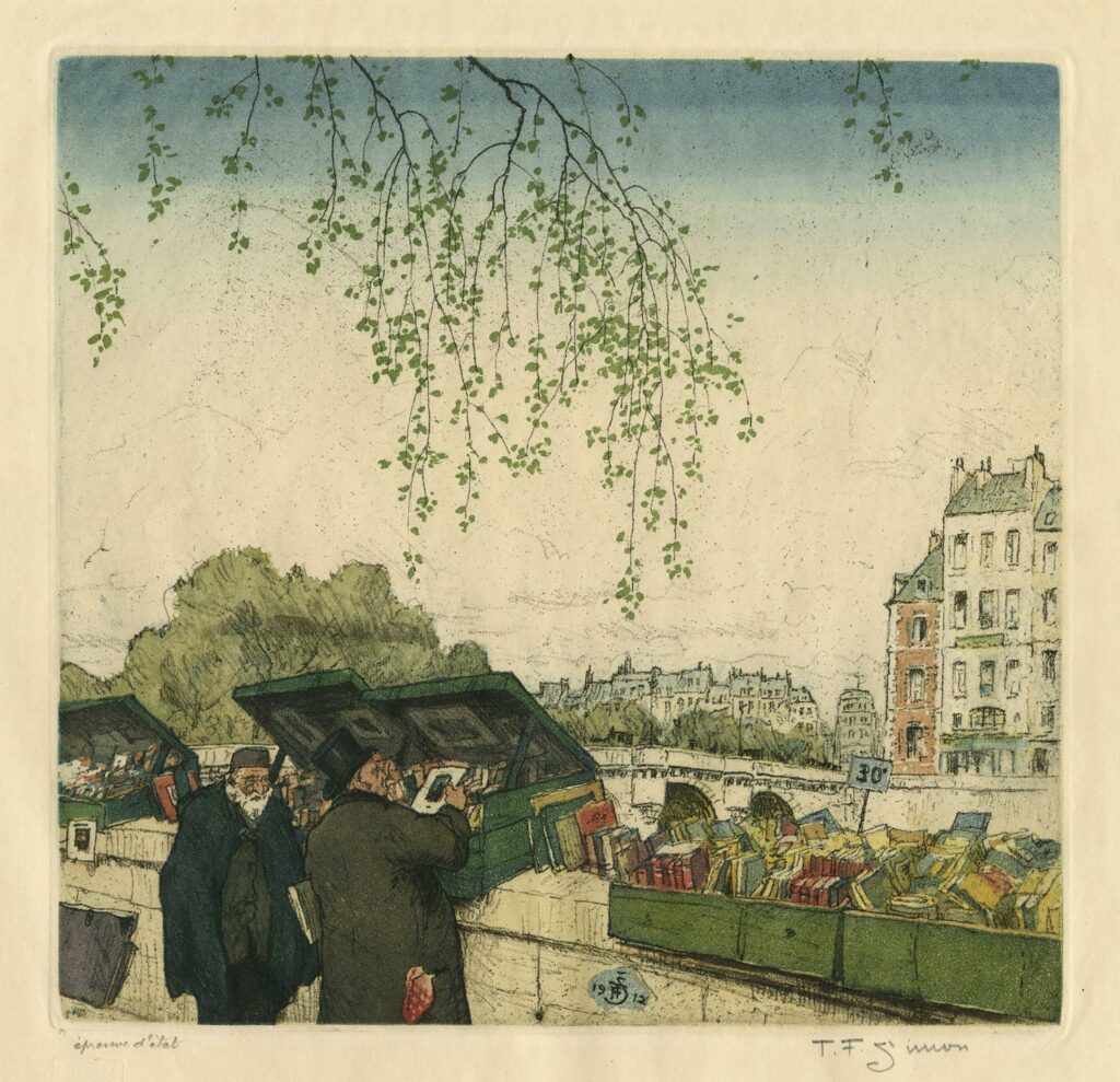 Simon – Les Bouquinistes au printemps