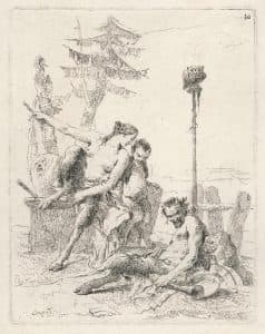 Le satyre joyeux et sa famille