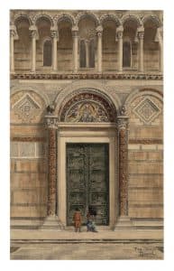 Porte de la cathédrale de Pise