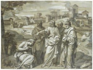 La Cananéenne aux pieds du Christ