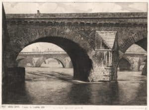 Pont Notre-Dame, l'arche du diable