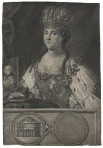 Portrait de Catherine II de Russie, en majesté