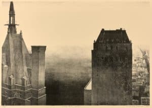Central Park, la brume