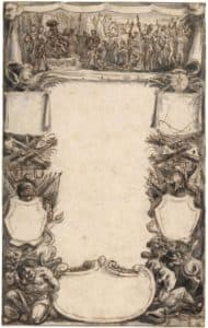 Projet pour la thèse de Turenne, soutenue à Paris en 1679