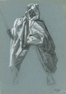 Étude de cavalier africain