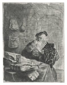 Homme au canif