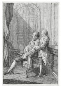 Louis Philippe d’Orléans et son fils Duc de Chartres (futur Philippe Egalité)