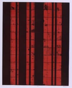 XIII (composition en noir et rouge)