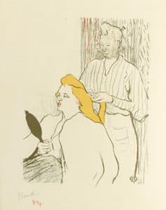 Le coiffeur - Programme du Théâtre Libre