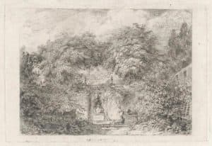 Le Petit Parc, vue de la villa d’Este à Tivoli