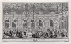Décoration du Bal Masqué donné par le Roy… à Versailles à l’occasion du mariage de Louis Dauphin de France avec Marie Thérèse infante d’Espagne la nuit du XXV au XXVI Février M.D.CC.XLV