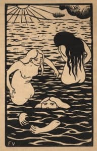 Les trois baigneuses