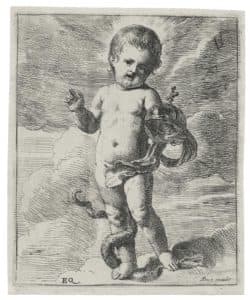 L’Enfant Jésus écrasant la tête du serpent