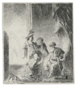 Le suppliant (Siméon annonçant à Jacob la mort de Joseph ?)