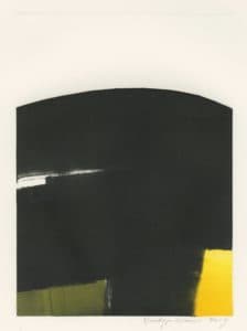 Sans titre (composition en noir, jaune et vert)
