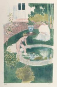 Le reflet dans la fontaine