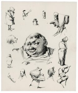 Études de personnages burlesques