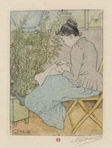 Dans un jardin