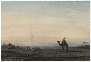 Le campement dans le désert