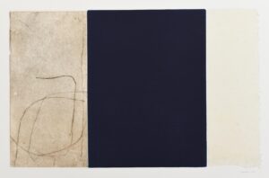 Huellas Infinitas (Composition en bleu et blanc)