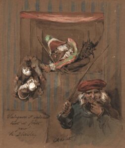Scène de guignol