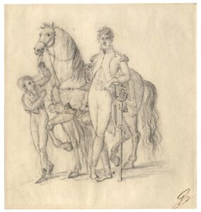 Projet pour un portrait en pied de Louis Bonaparte