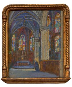 Intérieur d'église (Elbeuf-sur-Seine ?)